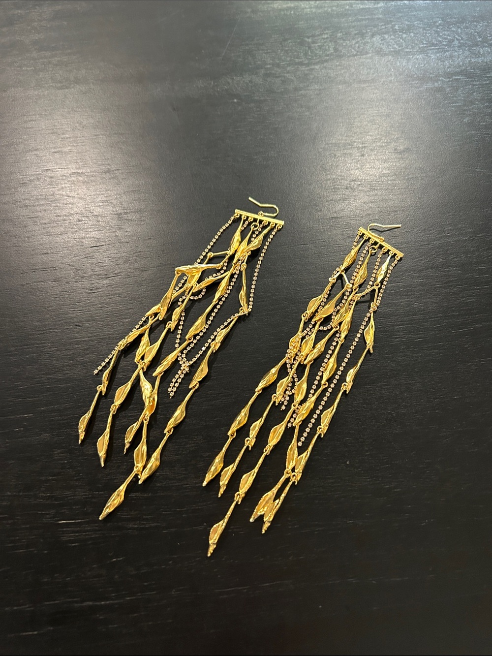 Long Gold Earrings